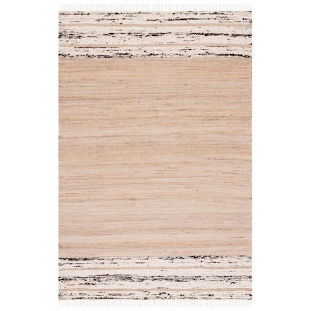 Safavieh 3 x 5 ft. Natural Hand Woven Rectangle Area Rug Natural & Black NAT871Z-3